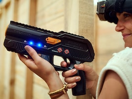 Family Laser Battle (outdoor) Le Bois aux Daims