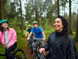 Mountainbike fahren 