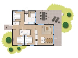 VIP Seafront cottage 6 personen
