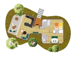 Maison dans les Arbres 4 personnes