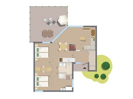 Premium Cottage chien 4 personnes