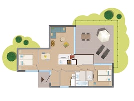 Premium Hunde-Ferienhaus 4 Personen