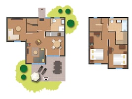 VIP cottage 4 personen