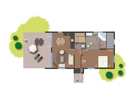 VIP-Ferienhaus 2 Personen