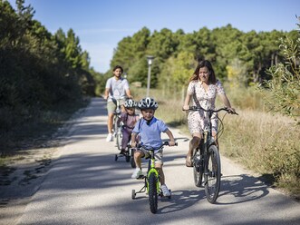 Découverte du domaine à velo Le Bois aux Daims