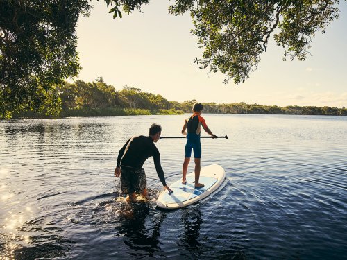 Stand up paddle Park Bostalsee