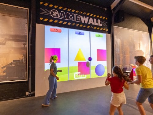 Interactive gaming wall Het Heijderbos