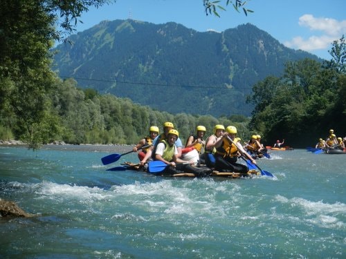 Excursions Center Parcs : Rafting en famille Park Allgäu