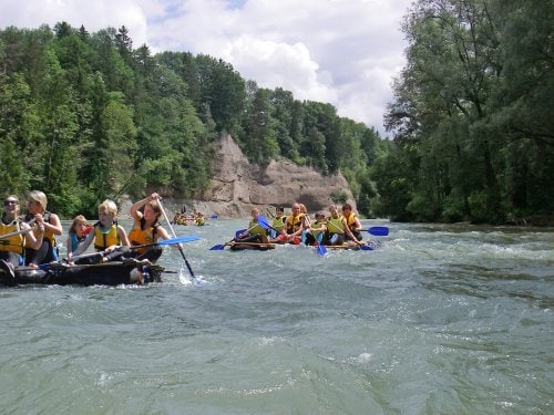 Center Parcs Excursions: Family Rafting Park Allgäu