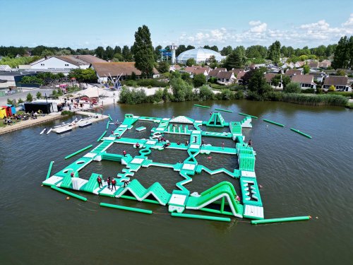 Inflatable Aqua Parcours Het Heijderbos