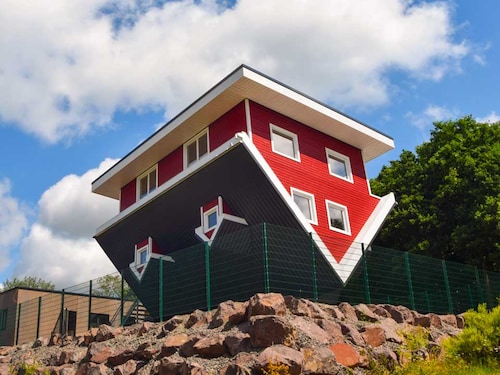 Center Parcs Excursies: Huis op z'n kop Park Bostalsee