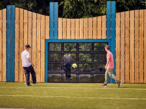 Interactive indoor football wall Nordborg Resort