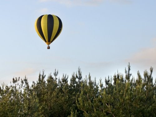 Flug mit dem Heißluftballon Les Hauts de Bruyères