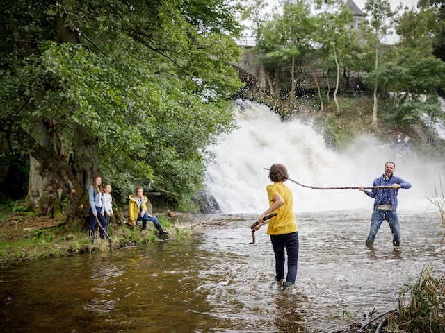 La cascade de Coo et le lac naturelLes Ardennes