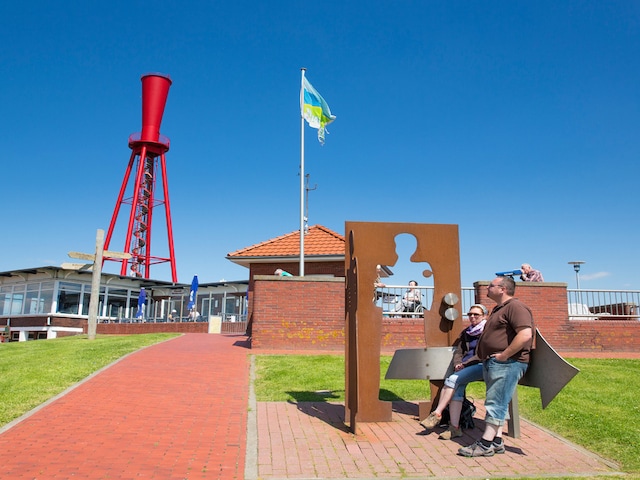 Oberfeuer Preußeneck - Vuurtoren bij EckwarderhörnePark Nordseeküste