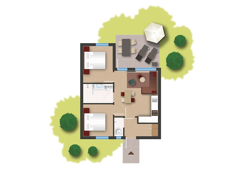 Comfort cottage 4 personen