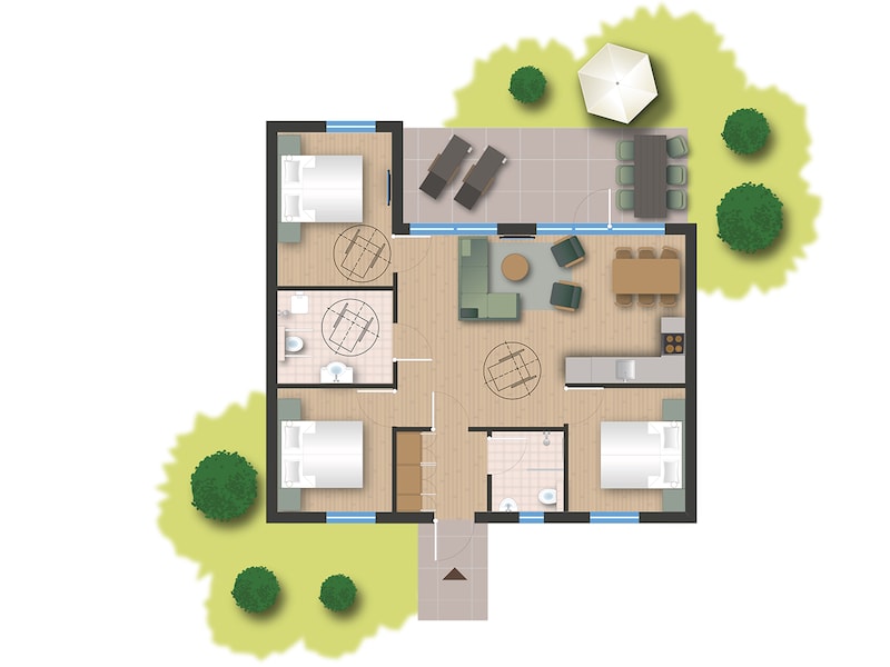 Rolstoelvriendelijk Premium cottage