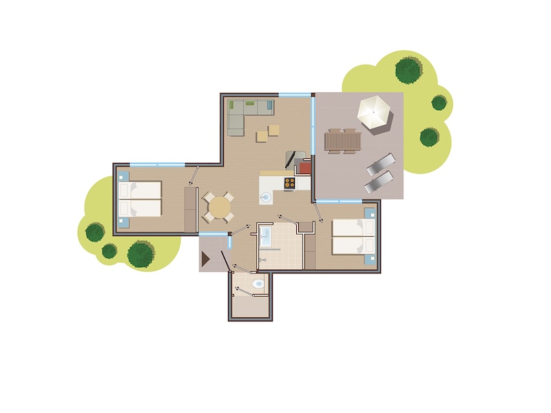 Comfort cottage 4 personen