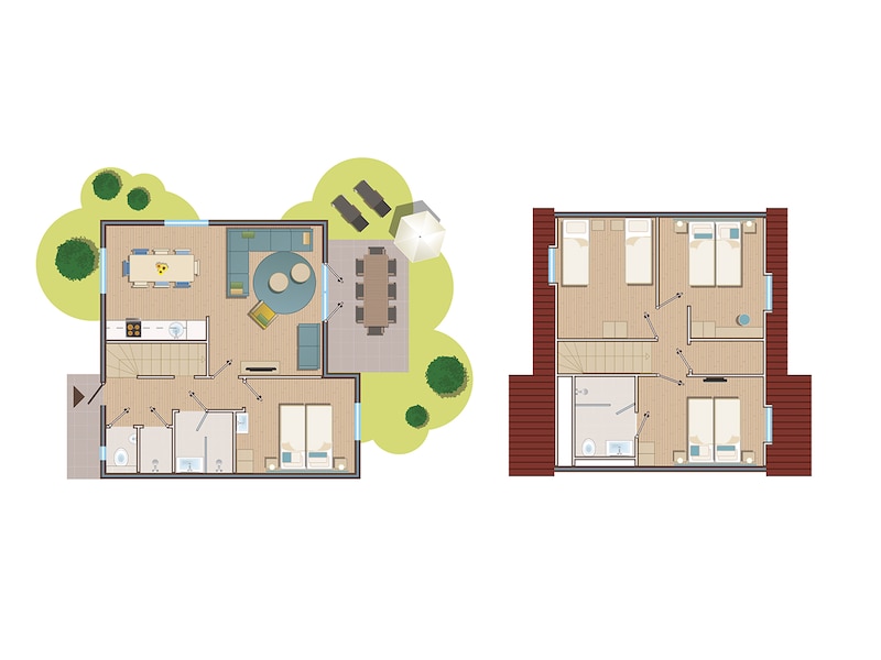 Cottage Premium  Nouveau design 8 personnes