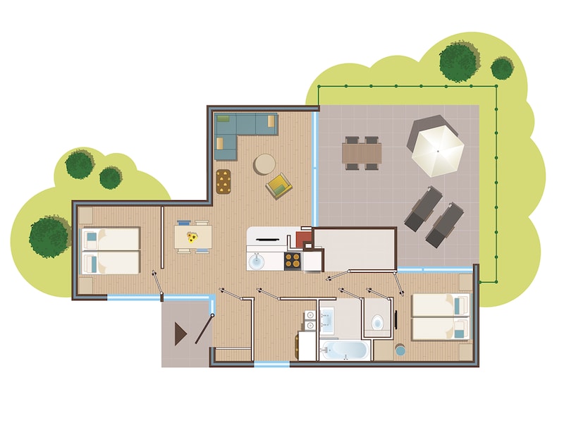 Premium Hunde-Ferienhaus 4 Personen