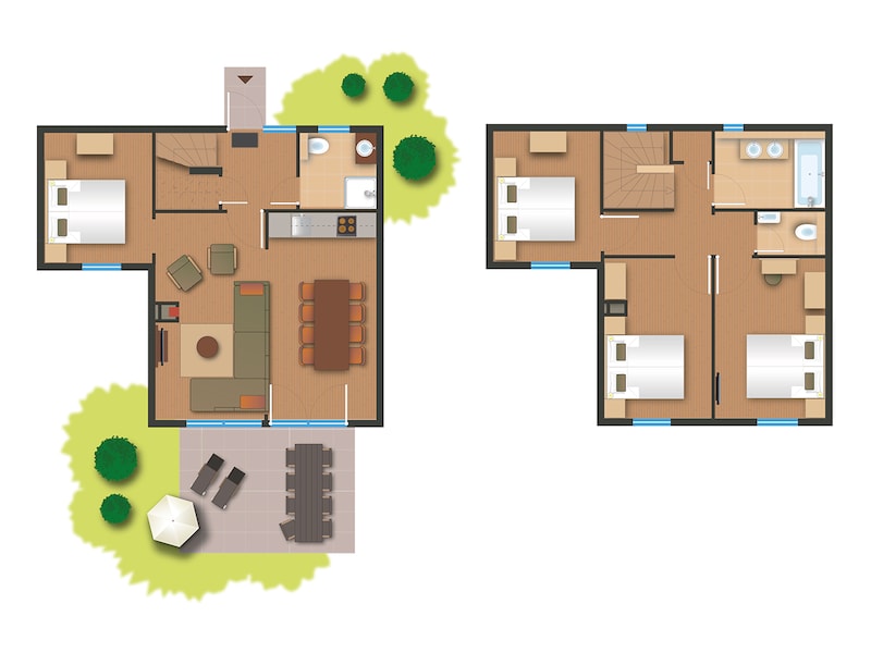 Cottage Premium 8 personnes