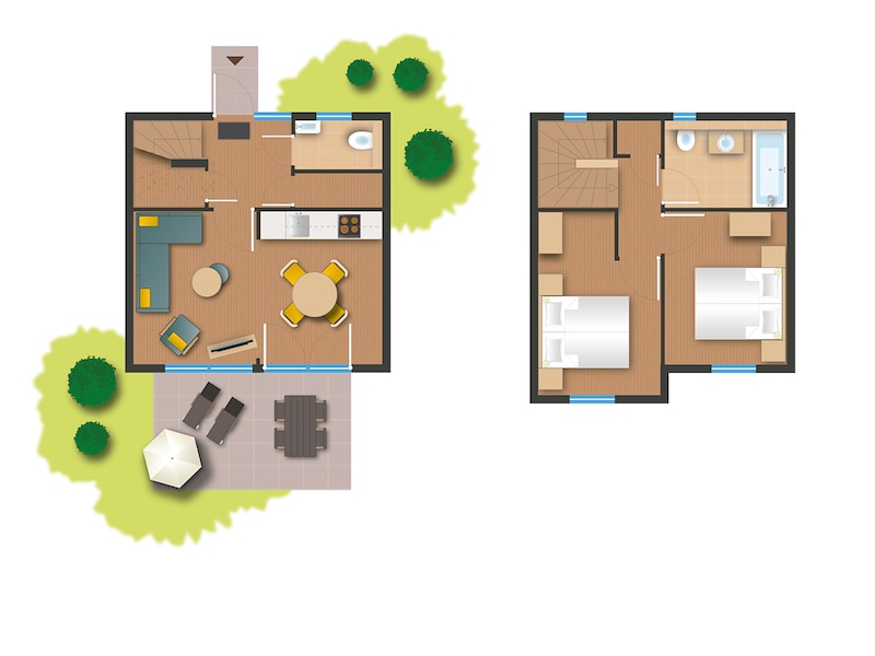 Comfort cottage 4 personen