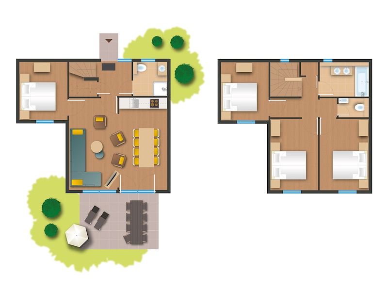 Comfort cottage 8 personen