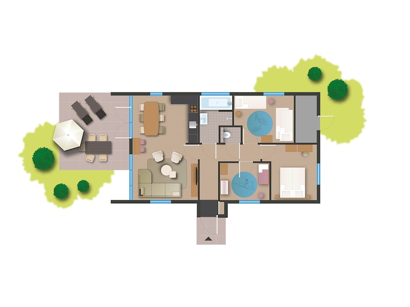 Comfort-Kinderferienhaus 5 Personen