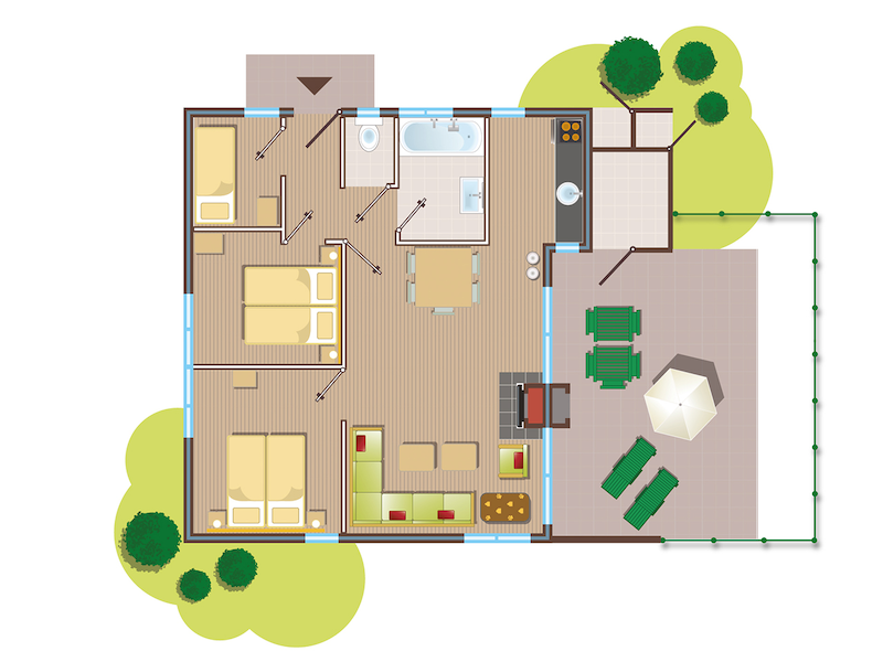 Comfort cottage 6 personen