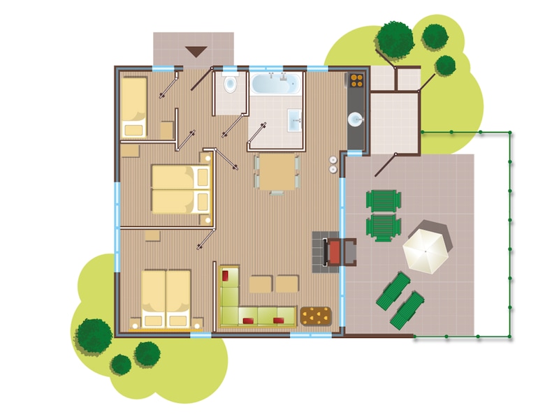 Cottage chien Confort 5 personnes